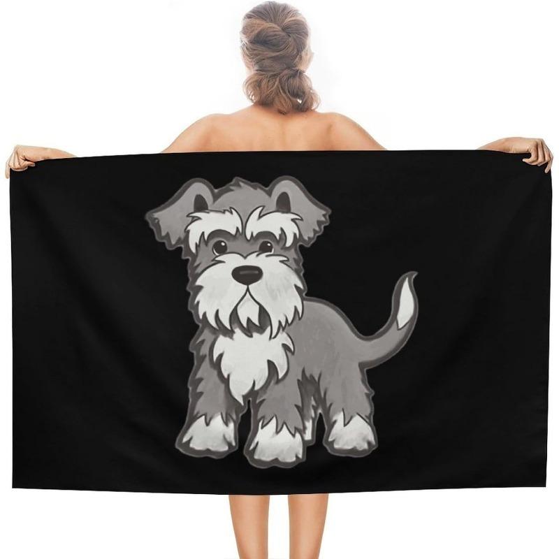 Schnauzer Design Kitchen Towels, Perfect for Beach Bath Sports Spa Yoga Hotels Gyms W40*H60(CM)
Schnauzer Design Kitchen Towels, Perfect for Beach Bath Sports Spa Yoga Hotels Gyms W40*H60(CM)