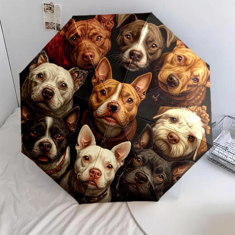 1 PC Automatic Folding Umbrella - Cute Puppy Pet Pattern, Portable & Foldable Design with 8 Ribs, Christmas Birthday Gifts
1 PC Automatic Folding Umbrella - Cute Puppy Pet Pattern, Portable & Foldable Design with 8 Ribs, Christmas Birthday Gifts