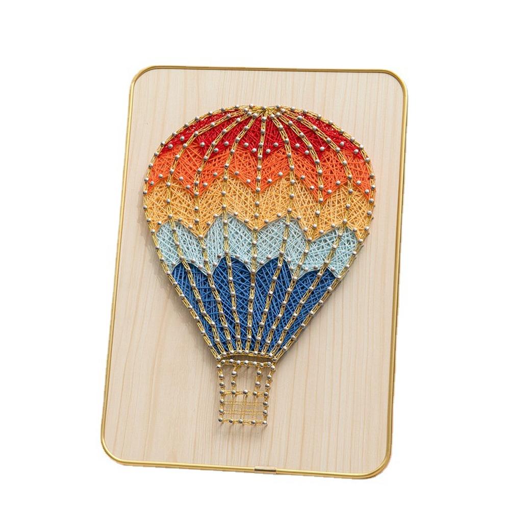 Nail Needle Winding Drawing Set Hot Air Balloon DIY Handmade Material Package Weaving Creative Home For Decors Crafts Gifts
Nail Needle Winding Drawing Set Hot Air Balloon DIY Handmade Material Package Weaving Creative Home For Decors Crafts Gifts