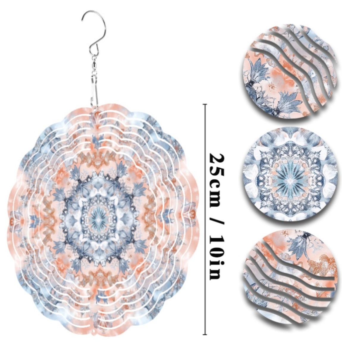 10 Inch Hanging Wind Chime Rotating Design for Outdoor Garden Balcony Decor Spring Summer Breeze Relaxing Romantic Atmosphere 01A
10 Inch Hanging Wind Chime Rotating Design for Outdoor Garden Balcony Decor Spring Summer Breeze Relaxing Romantic Atmosphere 01A