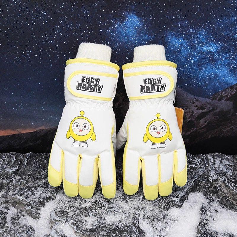 Egg Puff Party Ski Gloves Boys Thickened Woolen Cotton Windproof Cartoon Cute Heattech Gloves Girls Playing Snow Egg party yellow suitable for 7-12 years old
Egg Puff Party Ski Gloves Boys Thickened Woolen Cotton Windproof Cartoon Cute Heattech Gloves Girls Playing Snow Egg party yellow suitable for 7-12 years old