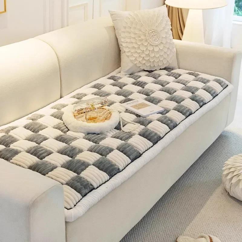 Cloth Universal Living Room Sofa Towel Plush Non-Slip Sofa Cover Thickened Warm Towel Breathable Cushions Housse De Canapé 70x150cm сірий
Cloth Universal Living Room Sofa Towel Plush Non-Slip Sofa Cover Thickened Warm Towel Breathable Cushions Housse De Canapé 70x150cm сірий