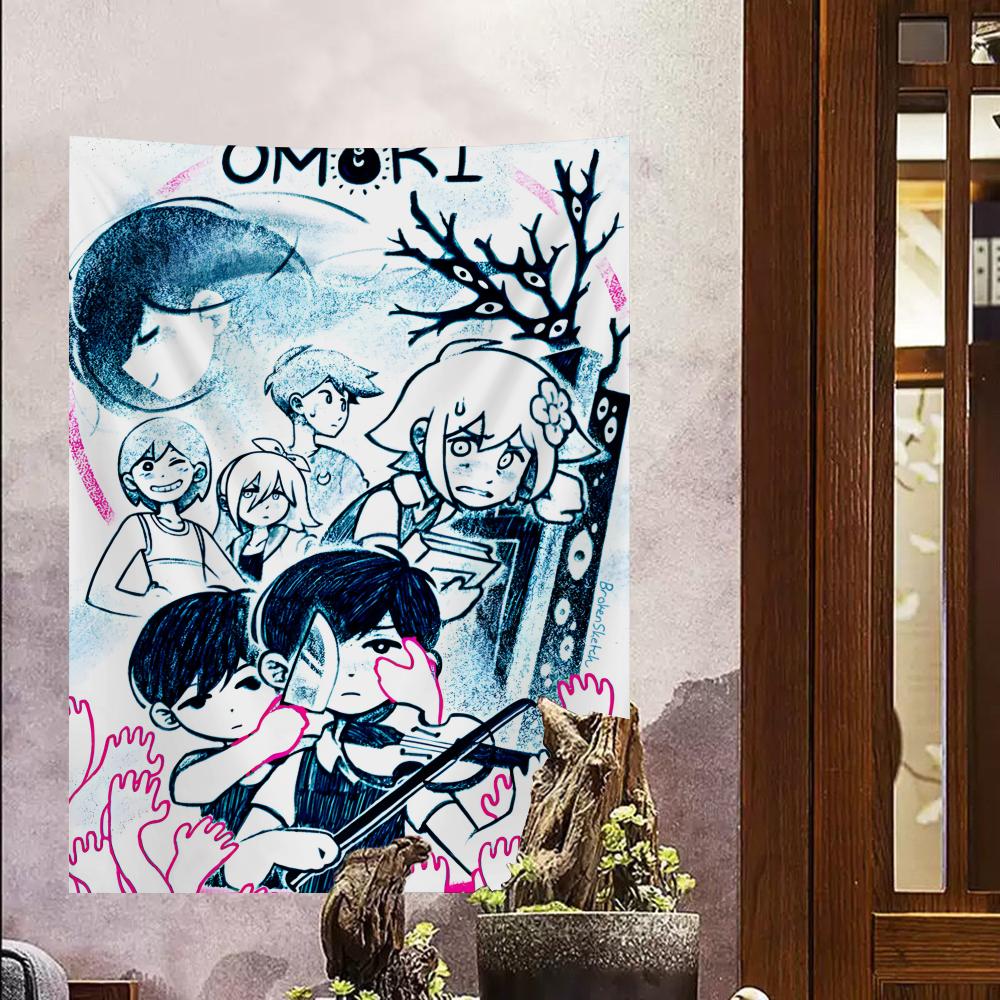 OMORI Video Game Tapestry Classic Indie Game Character Print Trippy Psychedelic Wall Hanging for Gamer Bedroom Otaku Decor 74x94cm(29x37in)
OMORI Video Game Tapestry Classic Indie Game Character Print Trippy Psychedelic Wall Hanging for Gamer Bedroom Otaku Decor 74x94cm(29x37in)