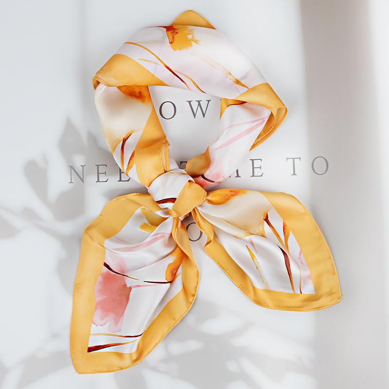 68cm Fresh Floral Scarf Polyester Fiber for All Seasons Scarf for Women Warm and Sun-protective Neck and Shawl Hijab жовтий
68cm Fresh Floral Scarf Polyester Fiber for All Seasons Scarf for Women Warm and Sun-protective Neck and Shawl Hijab жовтий