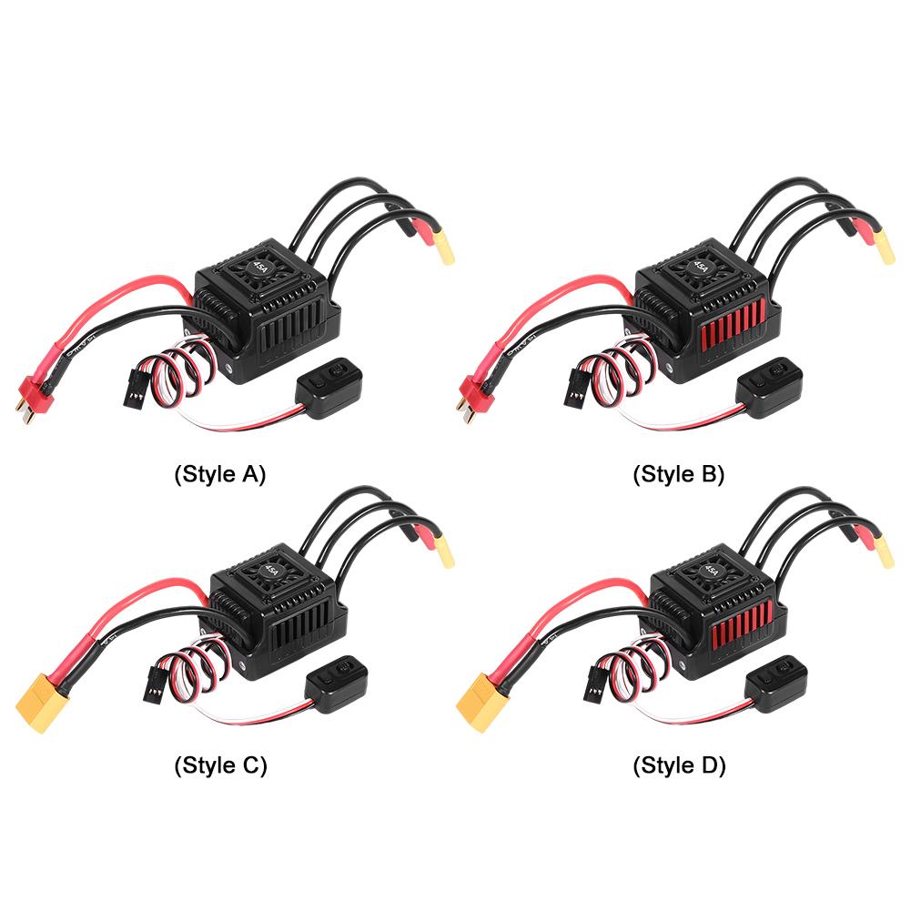 45A Безщітковий ESC 2-3S Безщіточні двигуни ESC RC ESC для 1/10 1:10 RC Car Truck StyleA
45A Безщітковий ESC 2-3S Безщіточні двигуни ESC RC ESC для 1/10 1:10 RC Car Truck StyleA