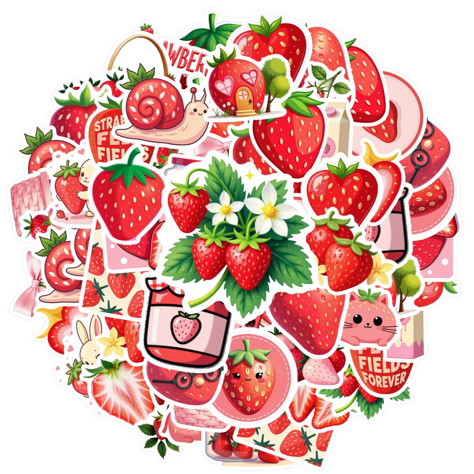 35pcs Cute Strawberry Stickers Playful Cute Stickers Animal Stickers For Notebook Luggage Mobile Phone Cup Laptop Guitar
35pcs Cute Strawberry Stickers Playful Cute Stickers Animal Stickers For Notebook Luggage Mobile Phone Cup Laptop Guitar