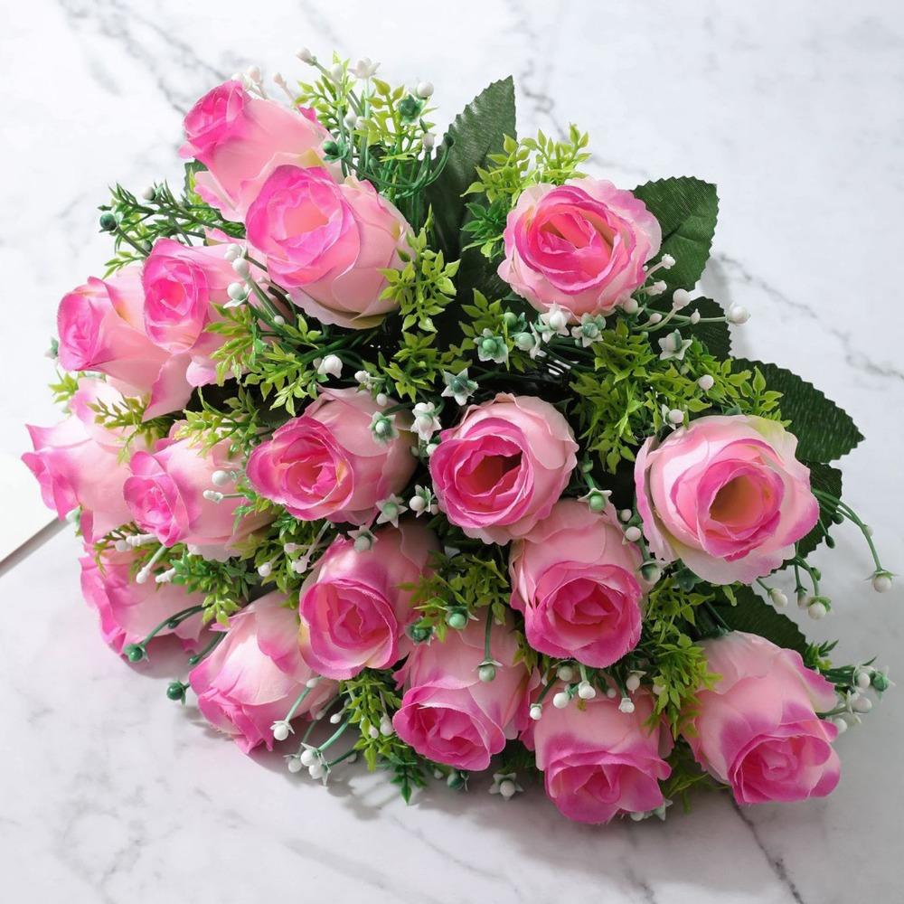18 Heads Real Happy Flower 10 Colors Mini Valentine s Day Flowers Photography Photo Gift Natural Simulated Rose Home Decorative фиолетовый
18 Heads Real Happy Flower 10 Colors Mini Valentine s Day Flowers Photography Photo Gift Natural Simulated Rose Home Decorative фиолетовый