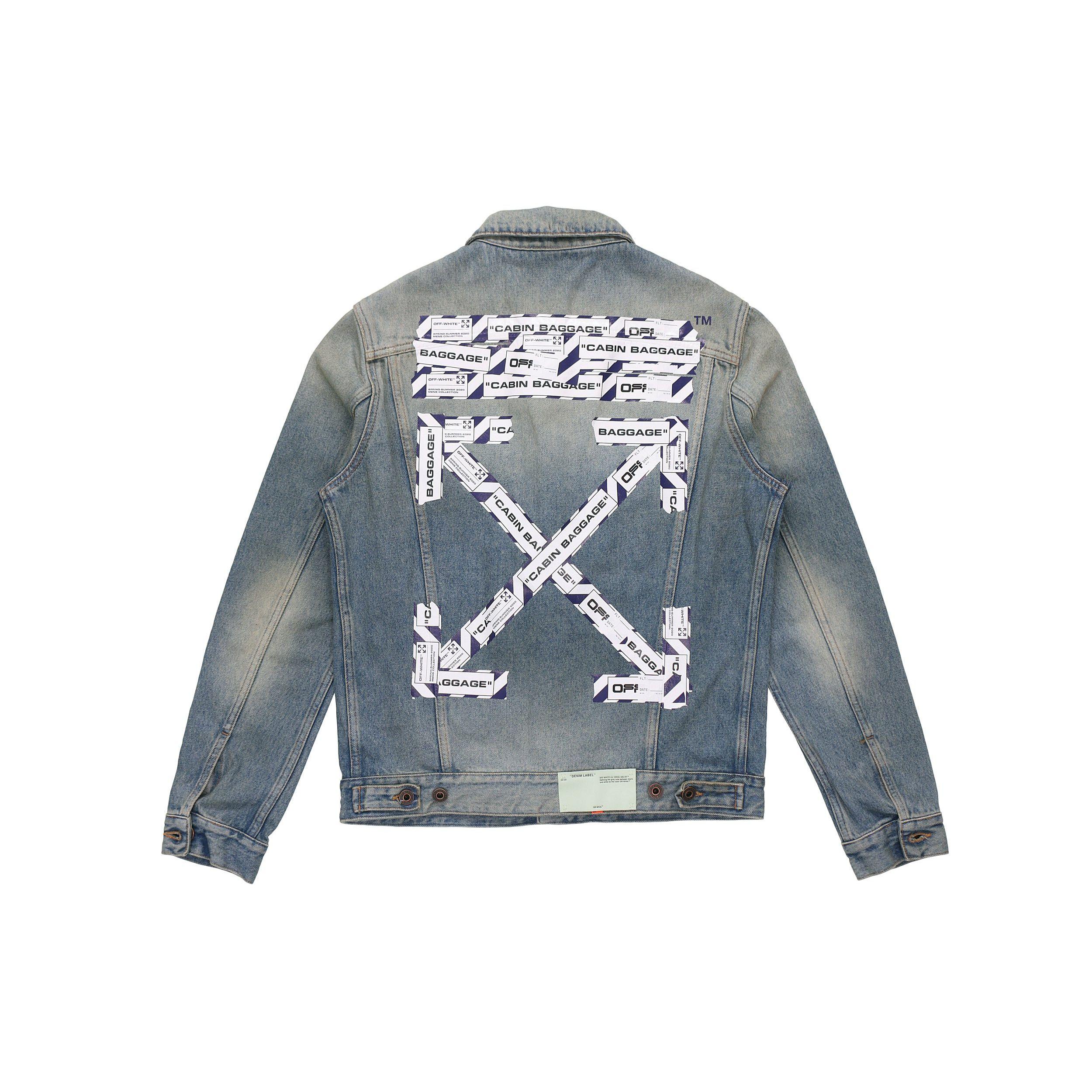 Off-White Airport Tape Slim Jeans Jacket Vintage Wash Men Outerwear Blue OMYE005S203860037388 S
Off-White Airport Tape Slim Jeans Jacket Vintage Wash Men Outerwear Blue OMYE005S203860037388 S