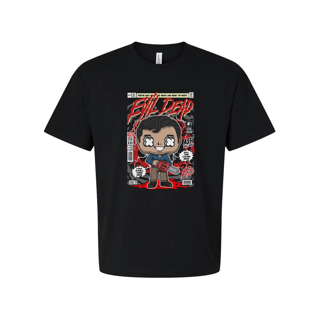 Evil Dead Ash Cartoon Graphic Tee For Unisex Short Sleeve Shirt With Comic Cover XL
Evil Dead Ash Cartoon Graphic Tee For Unisex Short Sleeve Shirt With Comic Cover XL