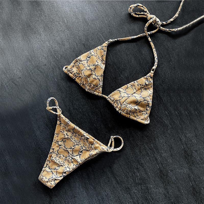 New bikini three-point solid color sexy split bikini swimsuit for women L
New bikini three-point solid color sexy split bikini swimsuit for women L