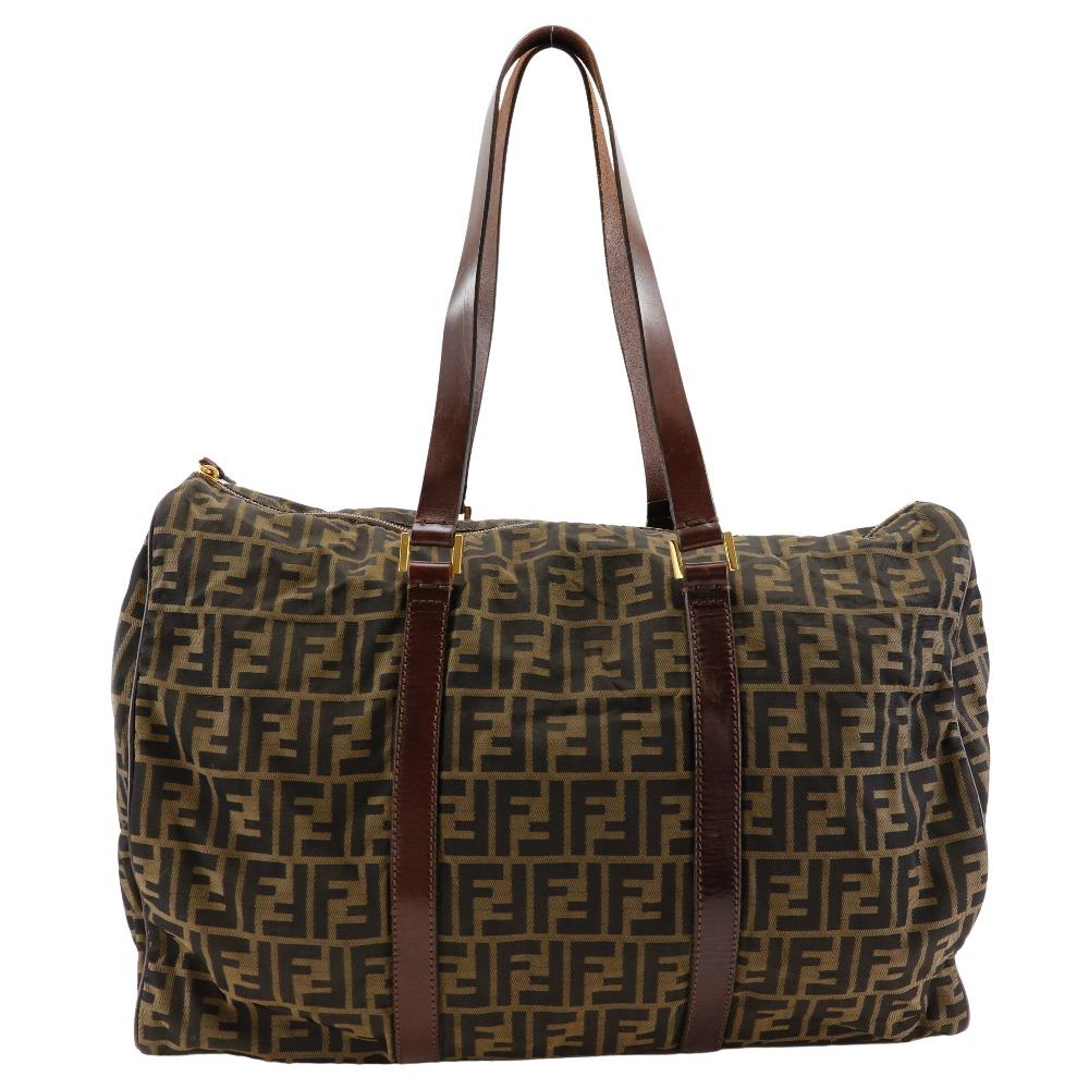 FENDI Zucca Boston bag Brown Nylon canvas unisex Used
FENDI Zucca Boston bag Brown Nylon canvas unisex Used