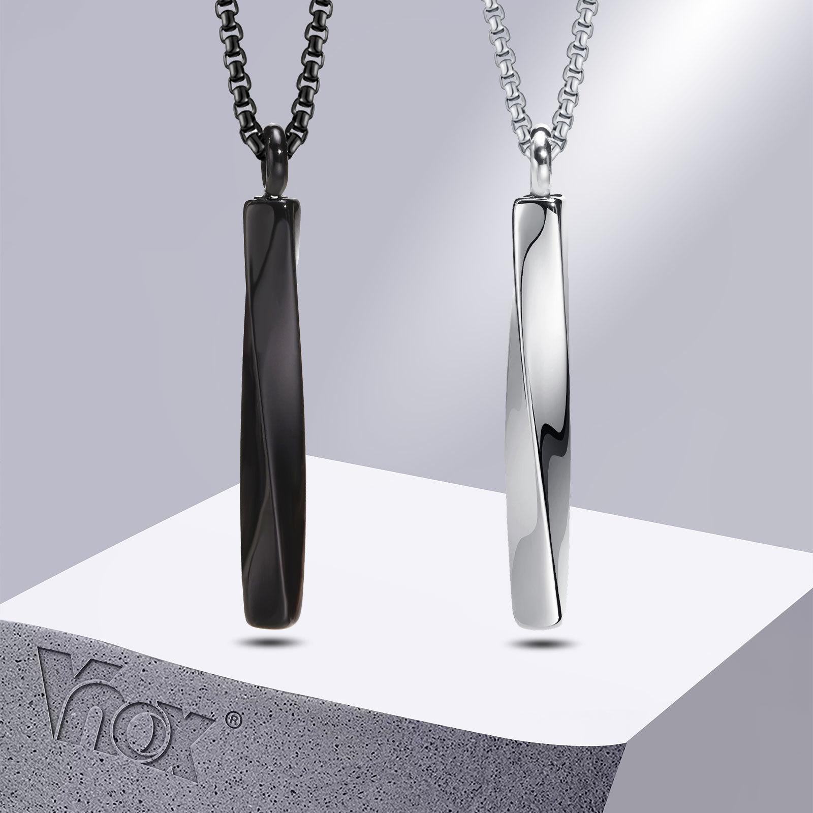 Vnox Stainless Steel Mobius Bar Pendant Necklaces for Men,Simple Cremation Ashes Urn Jewelry,Memorial Keepsake Collar Gifts 50cm
Vnox Stainless Steel Mobius Bar Pendant Necklaces for Men,Simple Cremation Ashes Urn Jewelry,Memorial Keepsake Collar Gifts 50cm