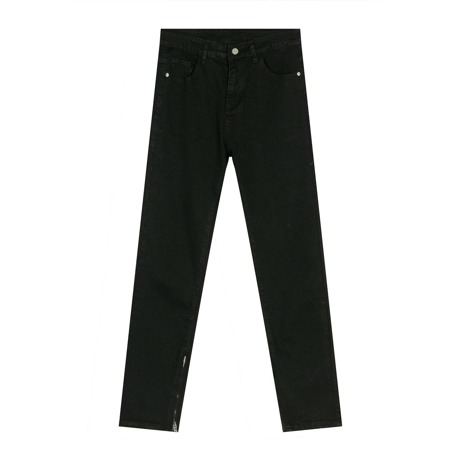 Мужские новые корейские эластичные колготки Four Seasons с боковой молнией, дизайнерские джинсы для мужчин XL чёрный
Мужские новые корейские эластичные колготки Four Seasons с боковой молнией, дизайнерские джинсы для мужчин XL чёрный