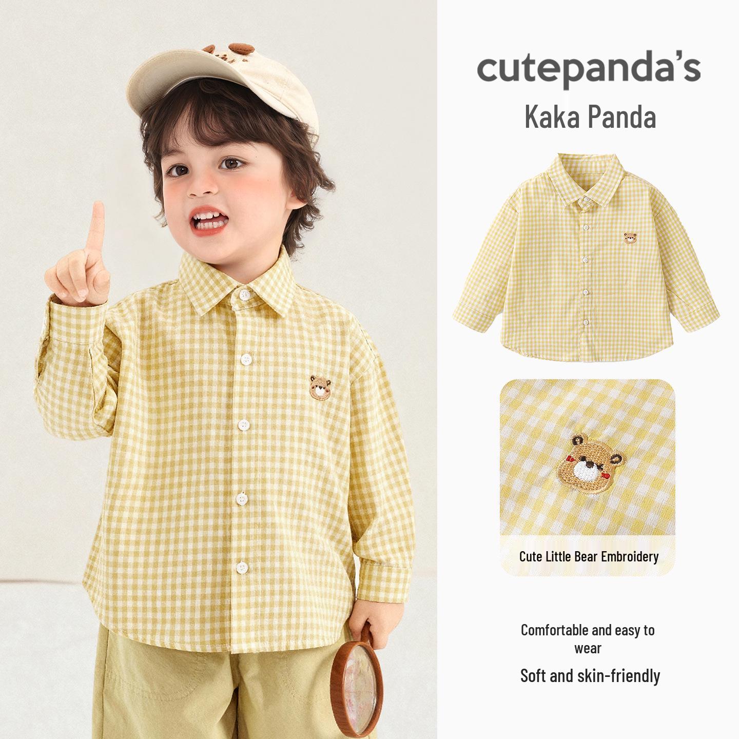 Kaka Panda Unisex Toddler Spring Shirt - Casual Long Sleeve for Boys and Girls 90 cm
Kaka Panda Unisex Toddler Spring Shirt - Casual Long Sleeve for Boys and Girls 90 cm