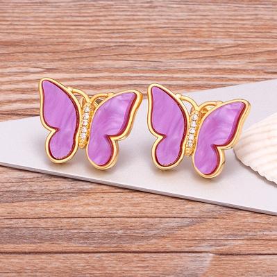 New Design Hot Sale Fashion Luxury 9 Colors Shell Boho Butterfly Stud Earrings for Women Lucky Romantic Anniversary Jewelry фіолетовий
New Design Hot Sale Fashion Luxury 9 Colors Shell Boho Butterfly Stud Earrings for Women Lucky Romantic Anniversary Jewelry фіолетовий