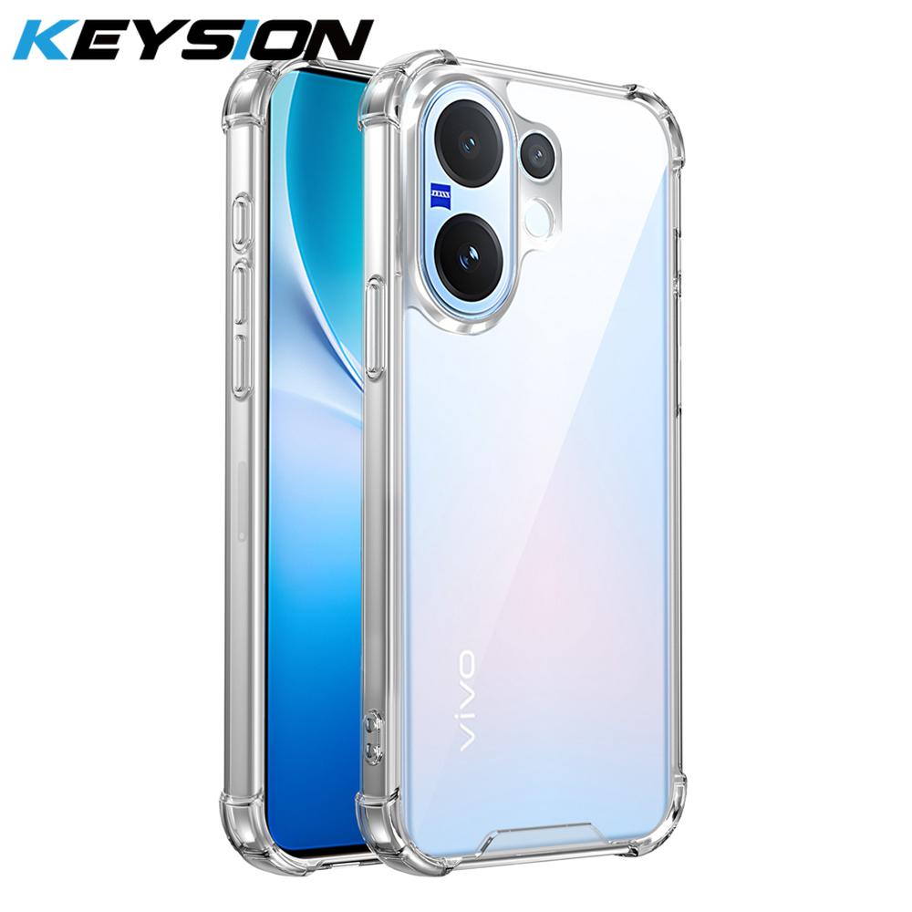 KEYSION Four-Corners Shockproof Transparent Case for VIVO V60 5G Soft TPU+PC Clear Phone Back Cover for VIVO V60 for VIVO V60 чистий
KEYSION Four-Corners Shockproof Transparent Case for VIVO V60 5G Soft TPU+PC Clear Phone Back Cover for VIVO V60 for VIVO V60 чистий