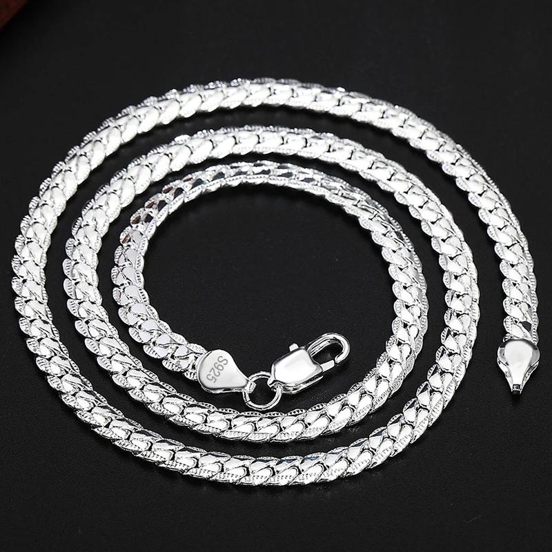 Copper Chain 18K Gold plated 6MM Full Sideways Necklace For Women Men Party Gift Fashion Engagement Wedding Jewelry Y21358YY-45cm 18inches
Copper Chain 18K Gold plated 6MM Full Sideways Necklace For Women Men Party Gift Fashion Engagement Wedding Jewelry Y21358YY-45cm 18inches