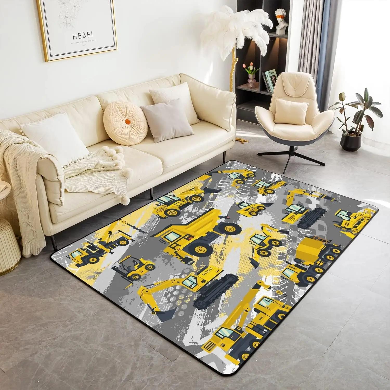 Cartoon Construction Truck Rug Excavator Print Non-Slip Floor Mat for Kids Room Playroom Bedroom Home Decor Carpet 40X60CM
Cartoon Construction Truck Rug Excavator Print Non-Slip Floor Mat for Kids Room Playroom Bedroom Home Decor Carpet 40X60CM