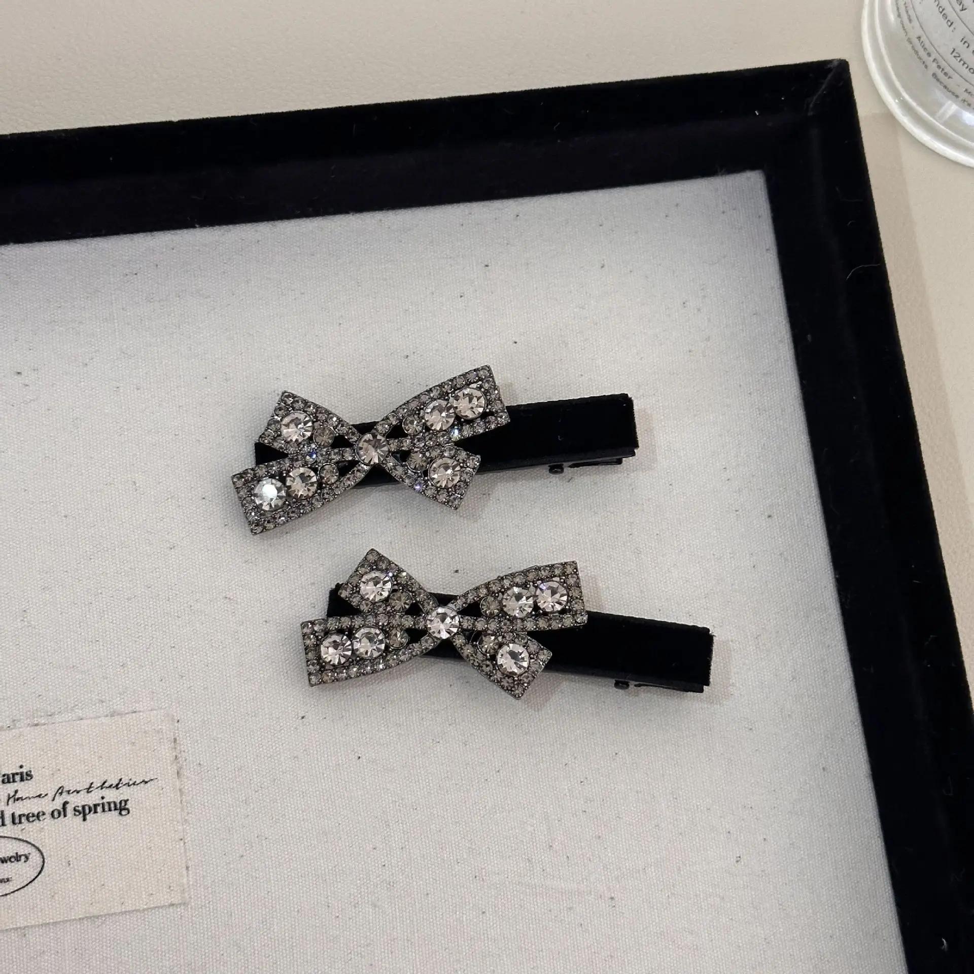 Korean hair accessories for women girl pins and clips rhinestone bow fascinators elegant Headdress barrette vintage popular Mini
Korean hair accessories for women girl pins and clips rhinestone bow fascinators elegant Headdress barrette vintage popular Mini