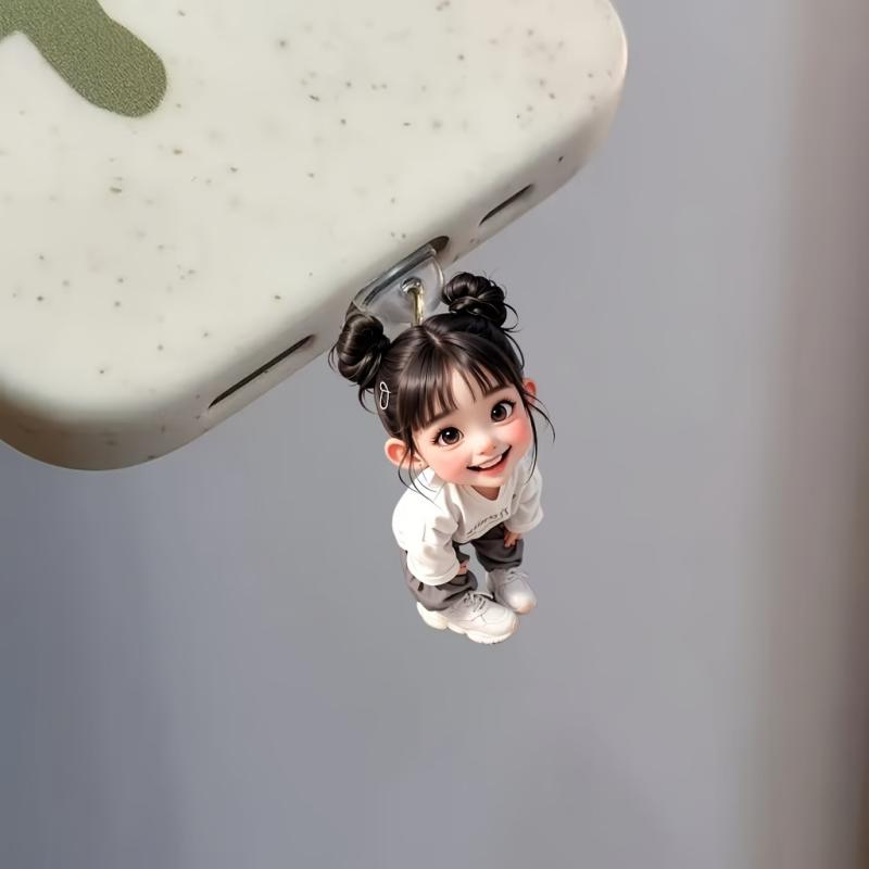 Phone Dust Plug: 2D Flat Pendant Design in Acrylic, Suitable for iPhone/Type-C
Phone Dust Plug: 2D Flat Pendant Design in Acrylic, Suitable for iPhone/Type-C