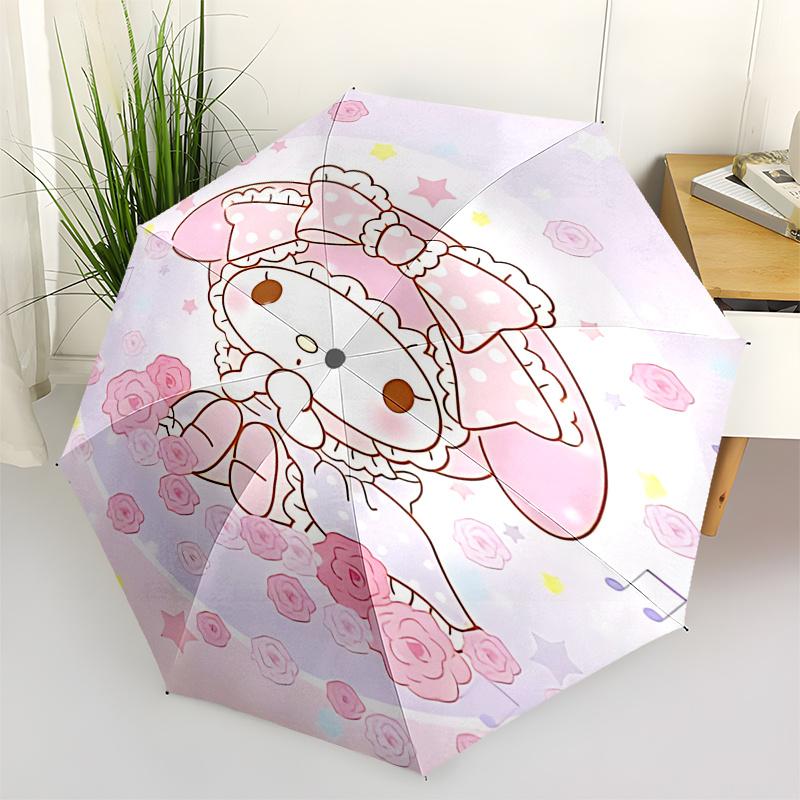1pc My Melody Automatic Opening/Closing Umbrella - Portable Three-Fold Design with 8-Bone Iron Frame, Outdoor, Gift for Fans, Travelers, Daily Use, Fe
1pc My Melody Automatic Opening/Closing Umbrella - Portable Three-Fold Design with 8-Bone Iron Frame, Outdoor, Gift for Fans, Travelers, Daily Use, Fe