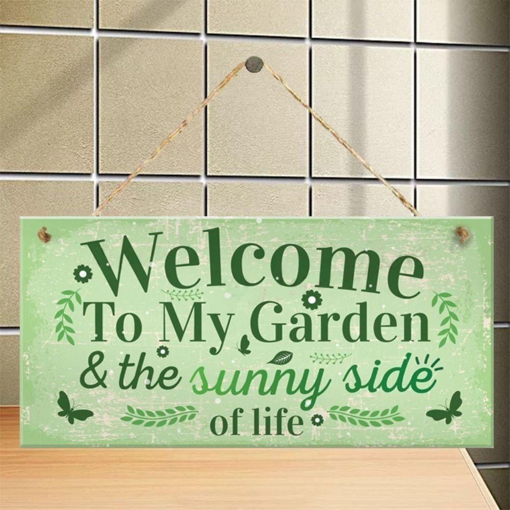 Handmade Welcome To My Garden Sign Wooden Door Hanging Decor Durable Garden Wooden Sign Home зелений
Handmade Welcome To My Garden Sign Wooden Door Hanging Decor Durable Garden Wooden Sign Home зелений
