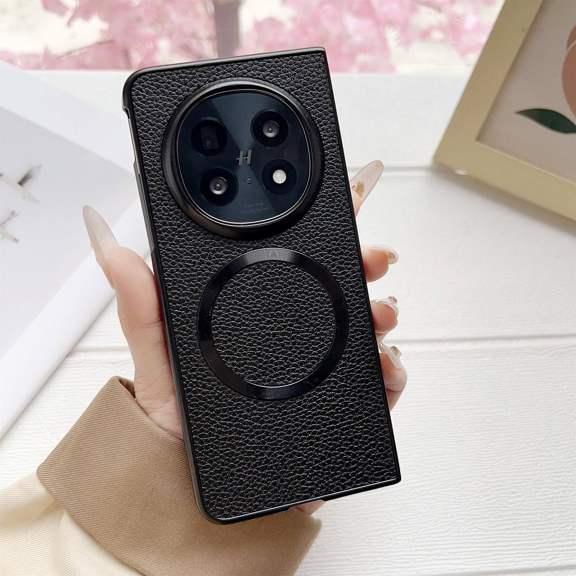 For Oppo Find N5 5G Case Compatible with MagSafe PU Leather+TPU Phone Back Cover Black
For Oppo Find N5 5G Case Compatible with MagSafe PU Leather+TPU Phone Back Cover Black