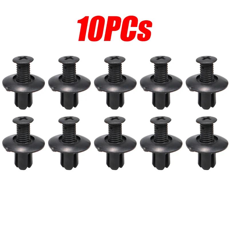 50pcs Universal Car Hole Plastic Rivets Fastener Push Clip Black Bumper Door Trim Panel Retainer Fastener Clip Car Accessories
50pcs Universal Car Hole Plastic Rivets Fastener Push Clip Black Bumper Door Trim Panel Retainer Fastener Clip Car Accessories