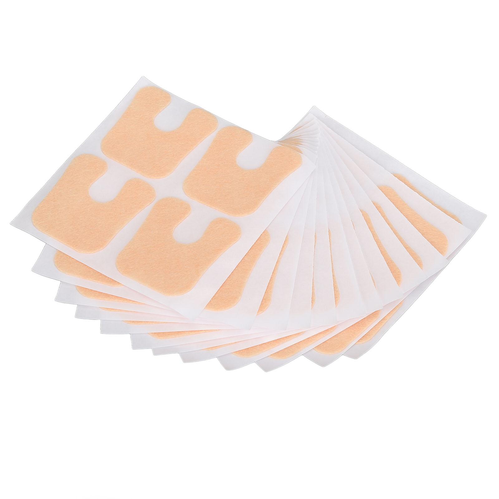 48 шт. U-образные войлочные мозольные подушечки Предотвращают натирание Снимают давление Самоклеящиеся мозольные подушечки