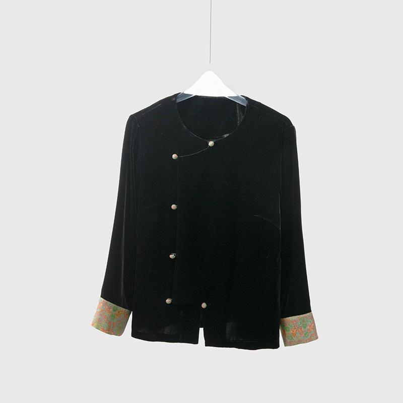 Women s Mulberry Silk Velvet Cardigan - Chinese Xiangyunsha Patchwork Design 3XL чорний
Women s Mulberry Silk Velvet Cardigan - Chinese Xiangyunsha Patchwork Design 3XL чорний