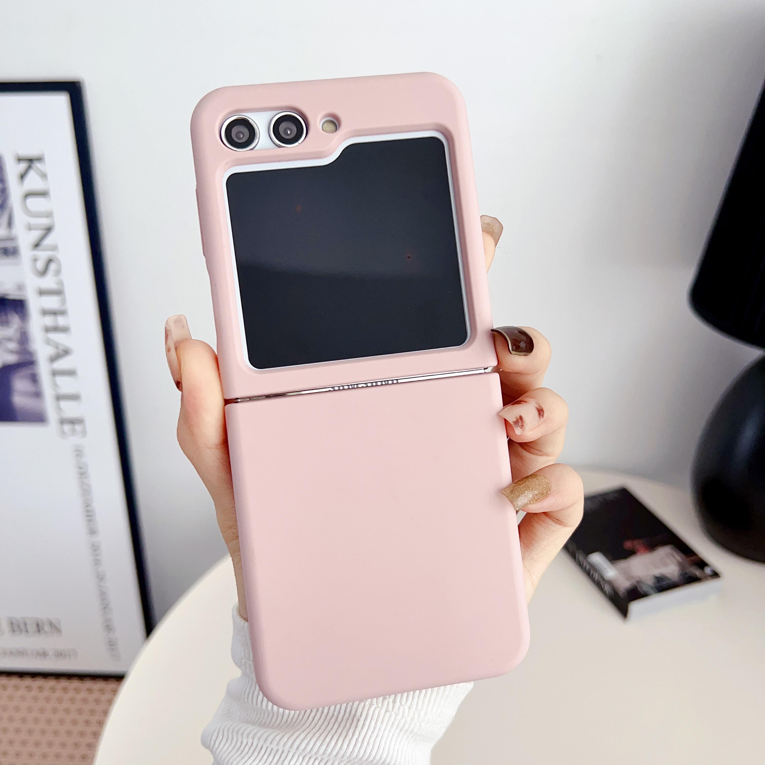 Silicone Phone Case for Samsung Galaxy Z Flip5 5G,Anti-scratch Protective Folding Phone Cover Pink
Silicone Phone Case for Samsung Galaxy Z Flip5 5G,Anti-scratch Protective Folding Phone Cover Pink