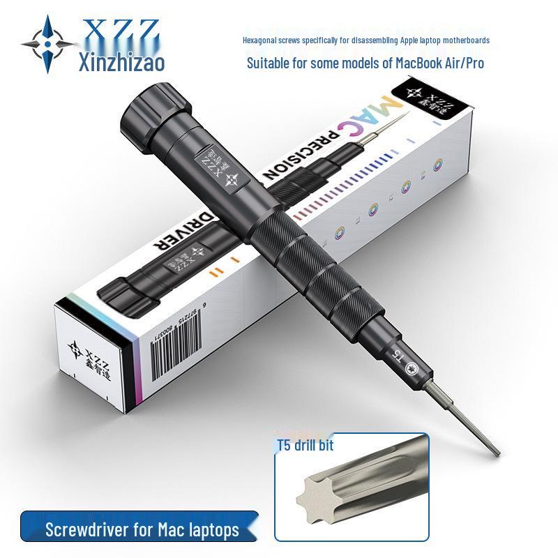 Premium Precision Screwdriver for MAC Laptops - Five-Star/T3/T5, Extra Hard S2 Steel. Standard
Premium Precision Screwdriver for MAC Laptops - Five-Star/T3/T5, Extra Hard S2 Steel. Standard