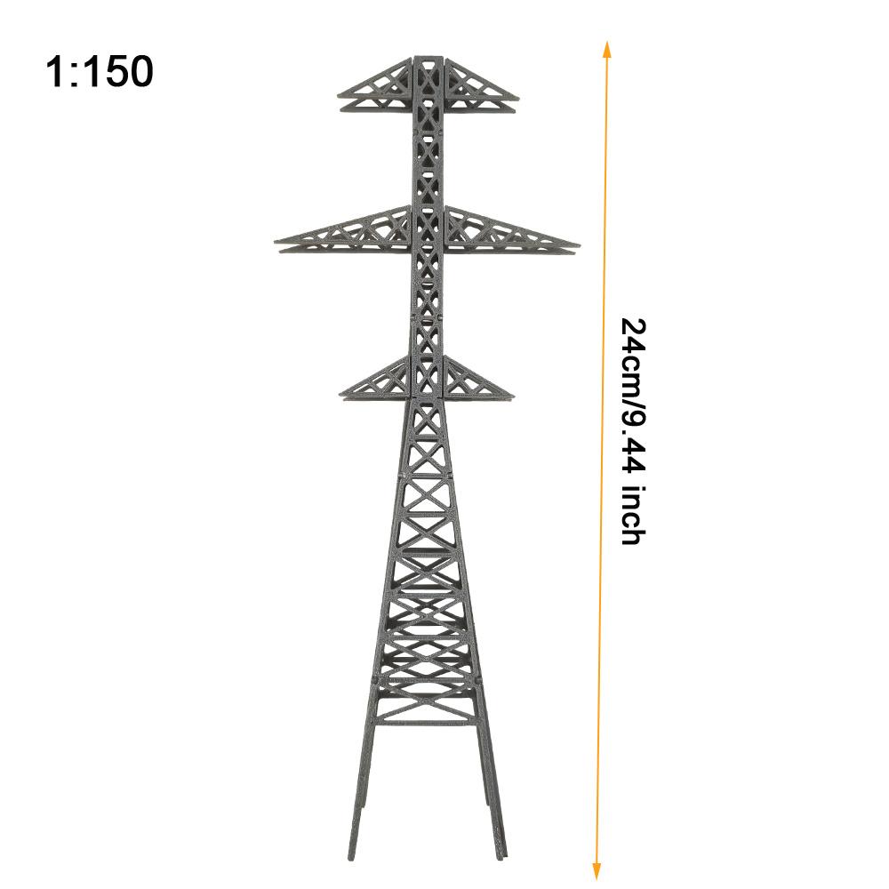 1:150/1:200 Scale High Voltage Line Tower Model ABS Transmission Cable Tower For Railway Train Sand Table Assembly Toys 1PCS
1:150/1:200 Scale High Voltage Line Tower Model ABS Transmission Cable Tower For Railway Train Sand Table Assembly Toys 1PCS