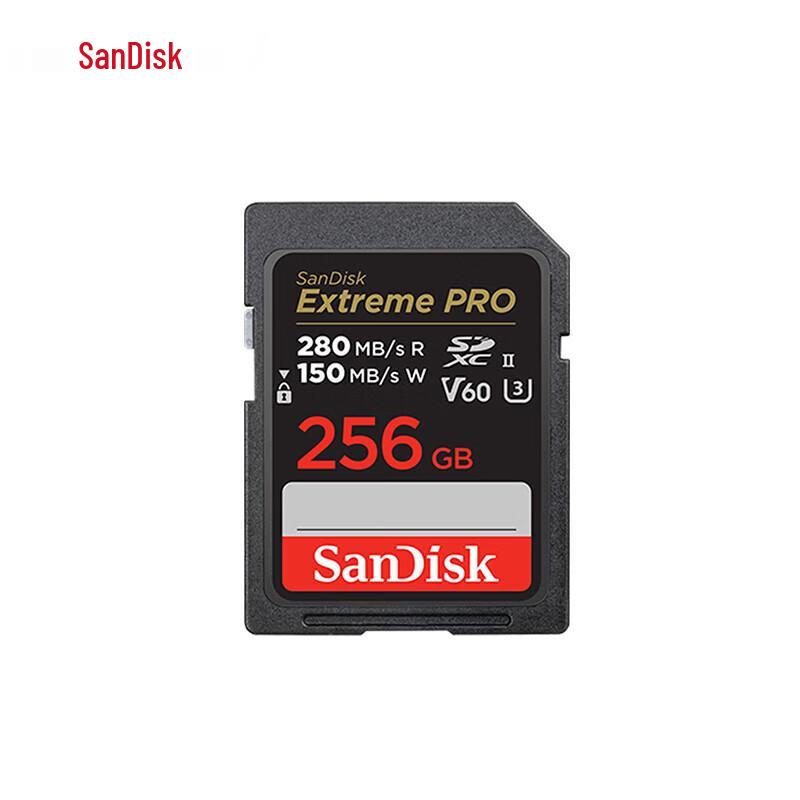 SanDisk 256GB V60 Ultra High-Speed SDXC Memory Card
SanDisk 256GB V60 Ultra High-Speed SDXC Memory Card