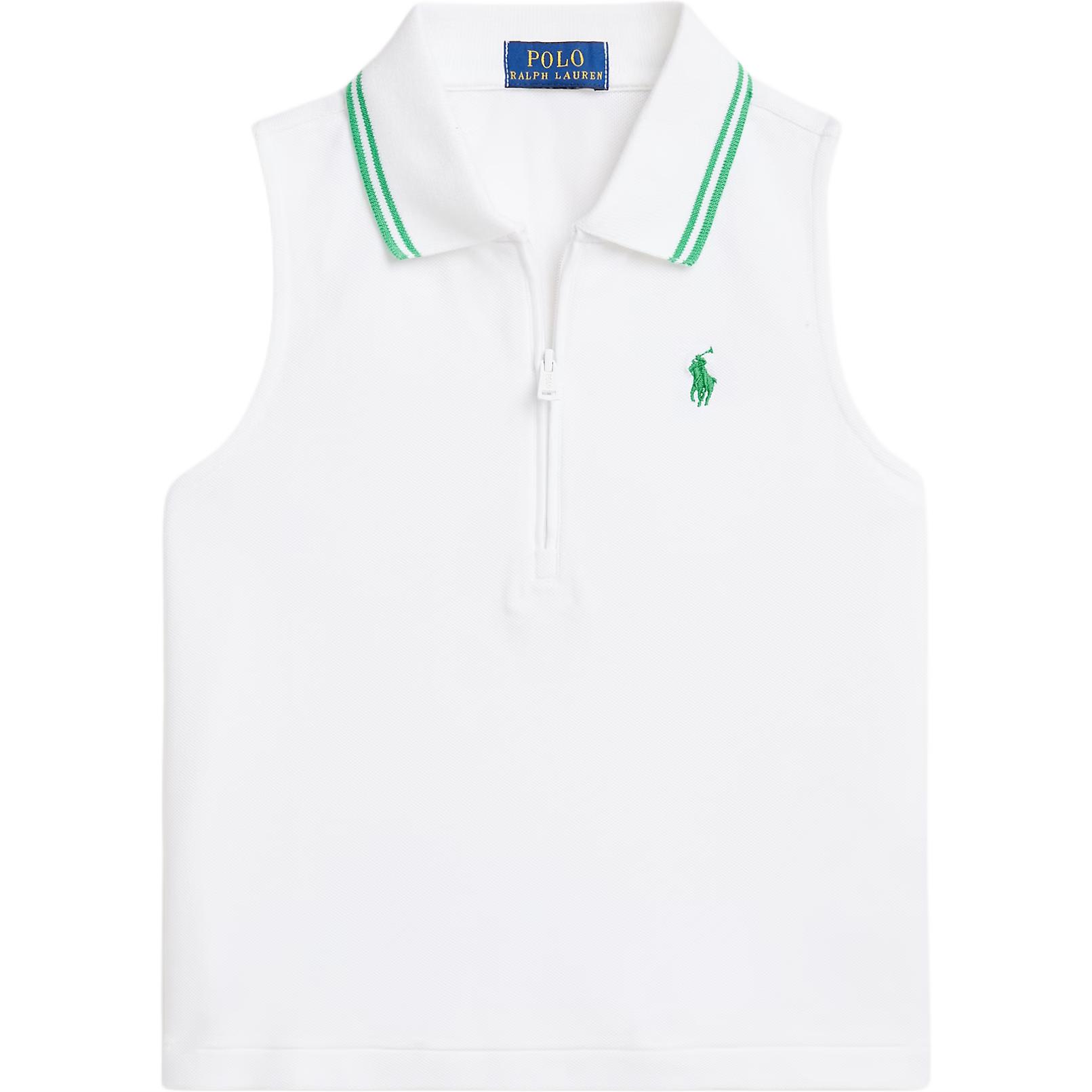Polo Ralph Lauren Однотонное поло без рукавов на молнии до половины Детские топы Белый 313965012-002 L
Polo Ralph Lauren Однотонное поло без рукавов на молнии до половины Детские топы Белый 313965012-002 L