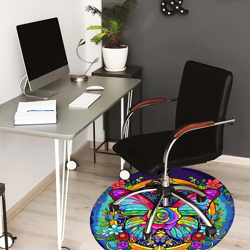 1pc Office Carpet Chair Mats Colorful Butterfly Mandala Perfect for Decorating Office Chairss, Or Bedrooms.YDT432 80cm by 80cm
1pc Office Carpet Chair Mats Colorful Butterfly Mandala Perfect for Decorating Office Chairss, Or Bedrooms.YDT432 80cm by 80cm