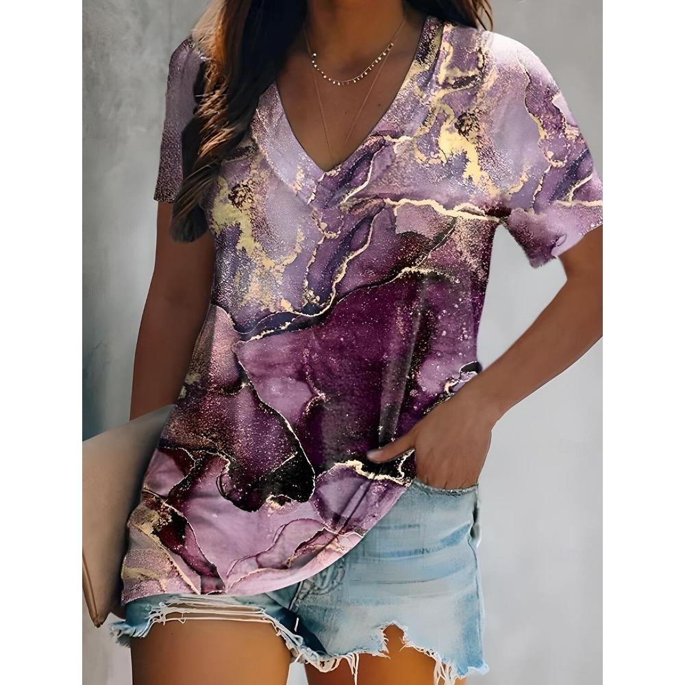 Верхние топы для женщин Tie Dye Casual в стиле манга Corta con cuello en V Топы Regulares Estampado Diario Camisetas coloridas de Primavera XS
Верхние топы для женщин Tie Dye Casual в стиле манга Corta con cuello en V Топы Regulares Estampado Diario Camisetas coloridas de Primavera XS
