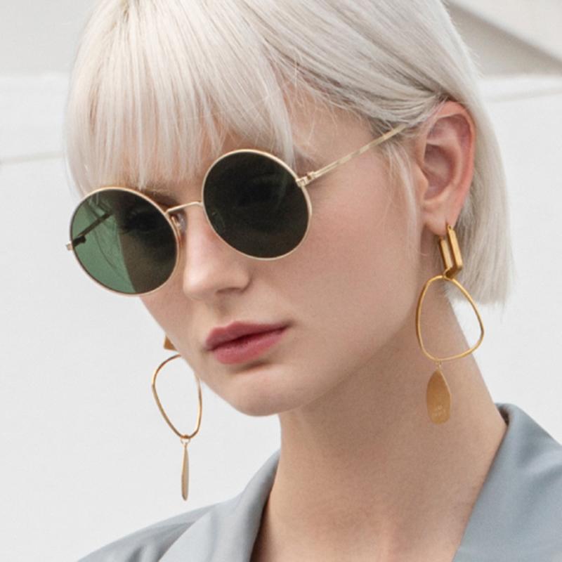 New Women Sunglasses Retro Round Metal Shades Fashion Trend Personalized Sun Glasses Advanced Uv Protection Glasses
New Women Sunglasses Retro Round Metal Shades Fashion Trend Personalized Sun Glasses Advanced Uv Protection Glasses