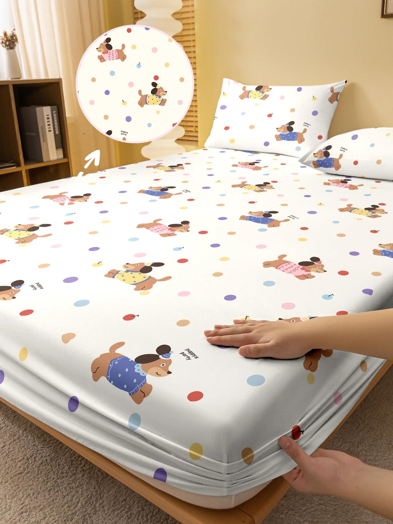 1 Cartoon Cute Animal Sausage Dog Printed Matte Fitted Sheet, Bedroom Printed Bed Cover, Bedding (Excluding Pillowcases) 71x132cm
1 Cartoon Cute Animal Sausage Dog Printed Matte Fitted Sheet, Bedroom Printed Bed Cover, Bedding (Excluding Pillowcases) 71x132cm
