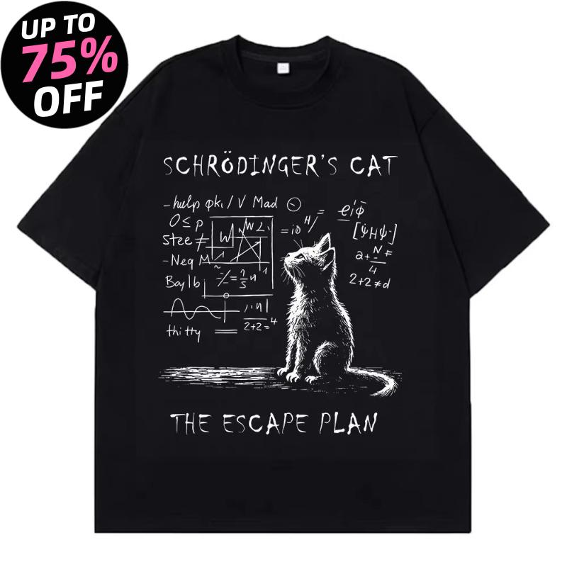 Men and Women. Schrodinger Cat Physics Quantum Mechanics Creative Print Summer Short-sleeved Cotton T Shirt Streetwear Loose 5XL різнокольоровий
Men and Women. Schrodinger Cat Physics Quantum Mechanics Creative Print Summer Short-sleeved Cotton T Shirt Streetwear Loose 5XL різнокольоровий