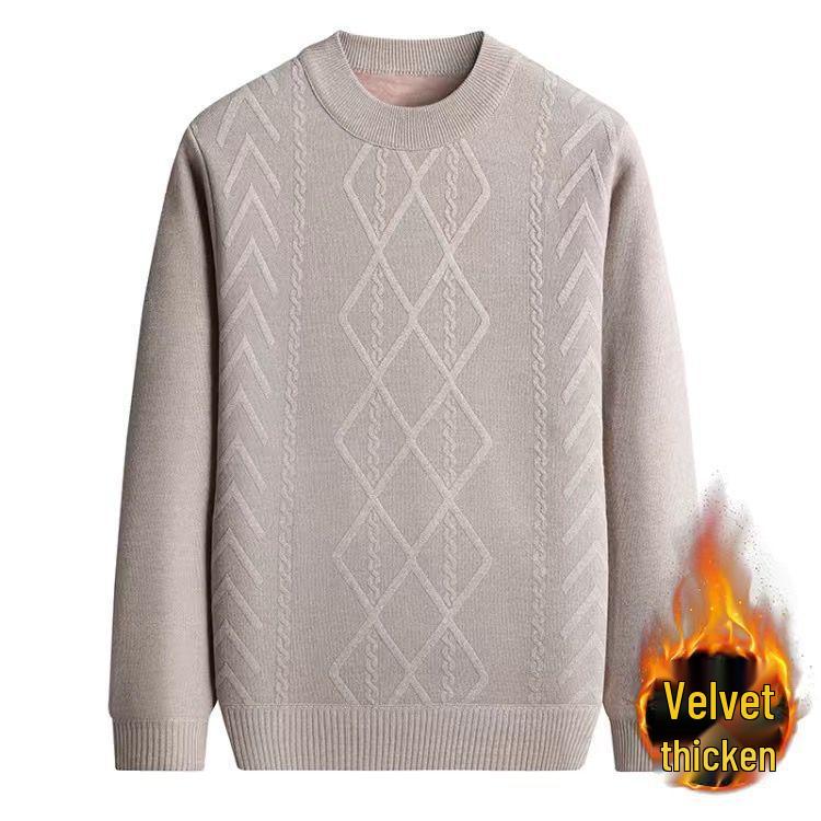 Men s Round-Neck Velvet Sweater: Warm Autumn/Winter Base Layer for Dad M 40-50 kg
Men s Round-Neck Velvet Sweater: Warm Autumn/Winter Base Layer for Dad M 40-50 kg