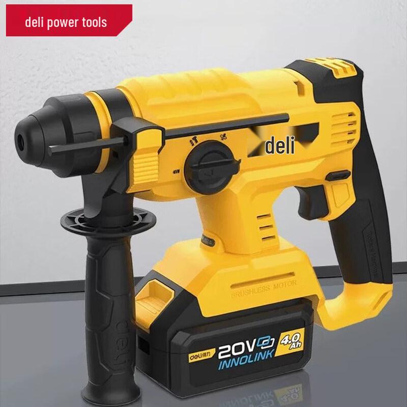 Deli 20V Cordless Rotary Hammer Drill CN plug (adapter included)
Deli 20V Cordless Rotary Hammer Drill CN plug (adapter included)