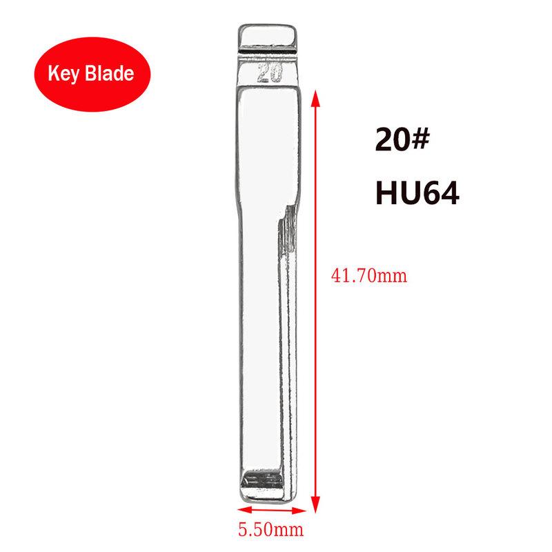 10pcs 20# HU64 KD Car Key Blade Metal Uncut Blank Flip Remote Key Blades for Benz for Keydiy KD Xhorse VVDI JMD Remote
10pcs 20# HU64 KD Car Key Blade Metal Uncut Blank Flip Remote Key Blades for Benz for Keydiy KD Xhorse VVDI JMD Remote
