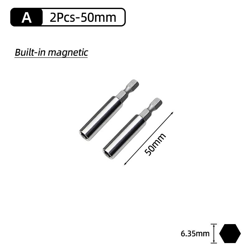 6 Size Extension 1/4 Hex Screw Socket Screwdriver Bit Holder Magnetic Impact Driver Drill Bit Adapter Quick Release Power Tools
6 Size Extension 1/4 Hex Screw Socket Screwdriver Bit Holder Magnetic Impact Driver Drill Bit Adapter Quick Release Power Tools
