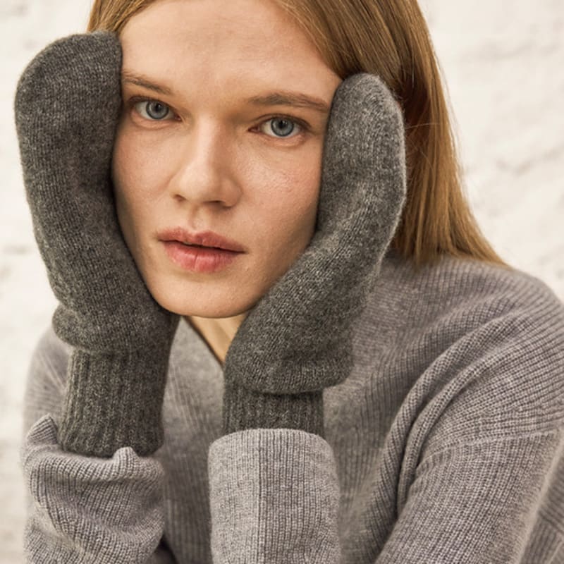 CALLAITE 100% Кашемировые перчатки-варежки - Угольный brown
CALLAITE 100% Кашемировые перчатки-варежки - Угольный brown