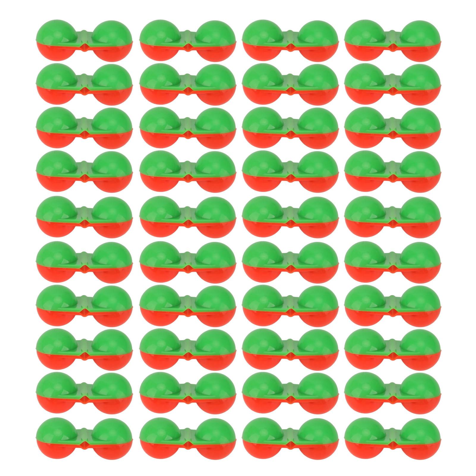 40Pcs Plastic Fishing Double Rattle Fish Bite Bait Alarm Sea Fishing Attractor Bell Beads Fish Tool
40Pcs Plastic Fishing Double Rattle Fish Bite Bait Alarm Sea Fishing Attractor Bell Beads Fish Tool