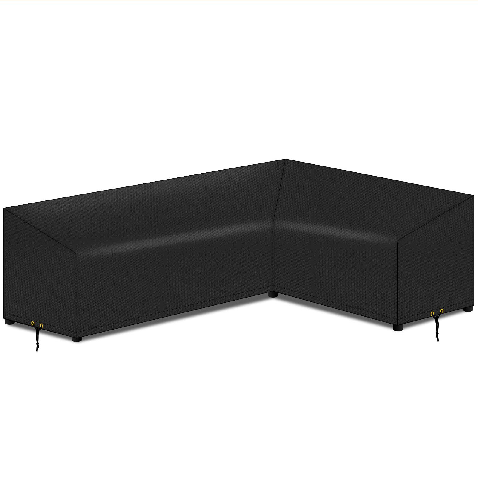 Patio L-Shaped Sectional Sofa Cover 420D Waterproof Outdoor Heavy Duty Couch Protector Garden Lawn Patio Furniture Cover 264x210x78x83cm чорний
Patio L-Shaped Sectional Sofa Cover 420D Waterproof Outdoor Heavy Duty Couch Protector Garden Lawn Patio Furniture Cover 264x210x78x83cm чорний