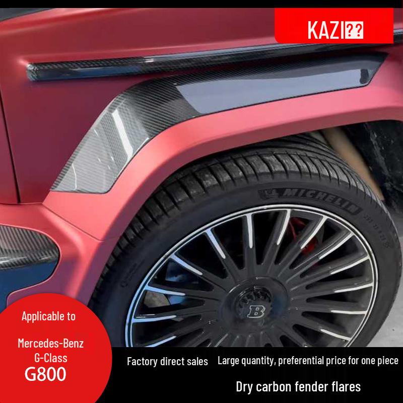 Набір розширювачів колісних арок з сухого карбону для моделей Mercedes-Benz G-Class G800 W465 G800
Набір розширювачів колісних арок з сухого карбону для моделей Mercedes-Benz G-Class G800 W465 G800
