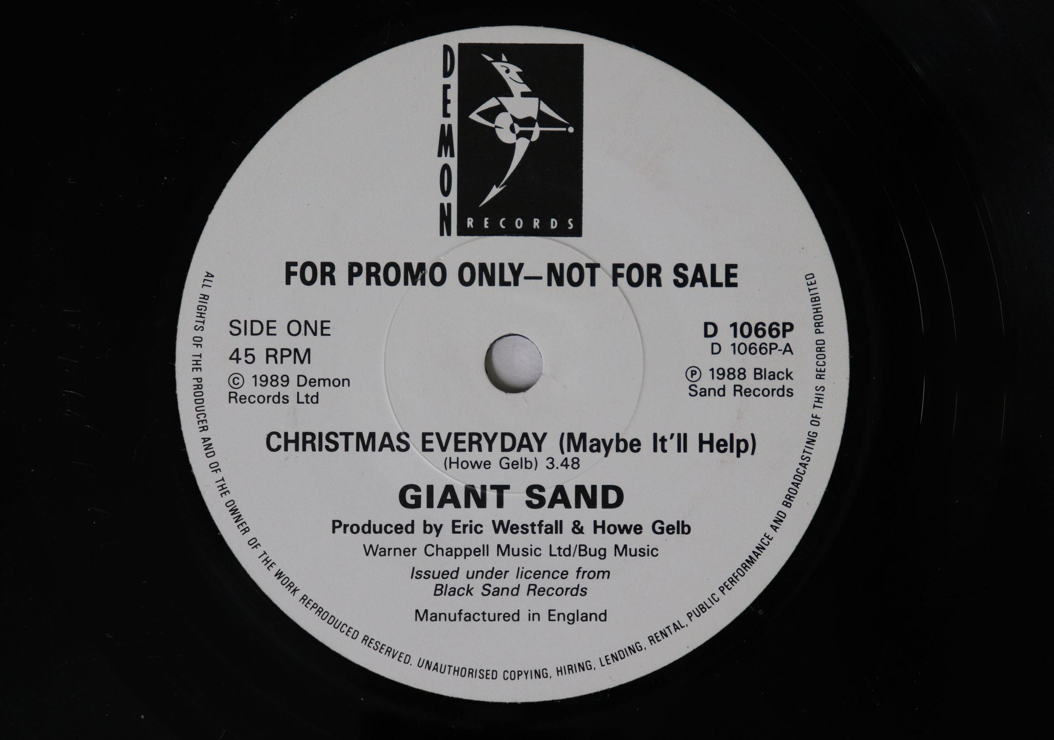 7inch Record GIANT SAND Christmas Everyday Maybe Itll Hel D1066P DEMON 1989 UK Rock Used
7inch Record GIANT SAND Christmas Everyday Maybe Itll Hel D1066P DEMON 1989 UK Rock Used
