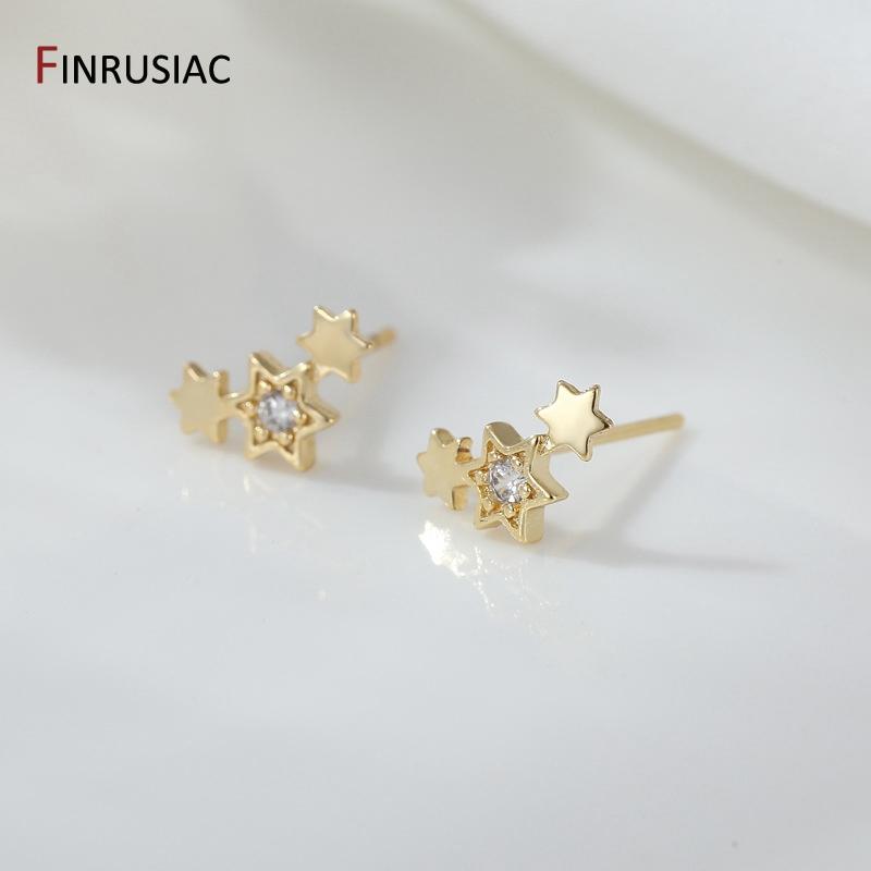 925 Silver Needle Gold Plated Hypoallergenic Stud Earrings Fashion Female Ear Studs For Women Jewelry Gift 1 pair
925 Silver Needle Gold Plated Hypoallergenic Stud Earrings Fashion Female Ear Studs For Women Jewelry Gift 1 pair